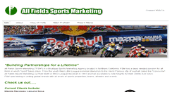 Desktop Screenshot of allfieldssports.com